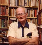 1998年、ラファティ氏の書斎にて