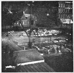 連邦ビル建設のための掘削作業。1857年に撮影されたこの写真は、現存するデトロイト最古の写真の一つである。