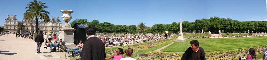 リュクサンブール公園のパノラマビュー
