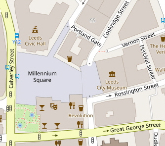 地域のOpenStreetMap地図