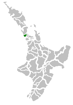 ワイタケレ市の所在地