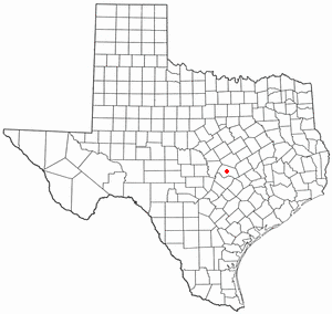 テキサス州ジョージタウンの所在地
