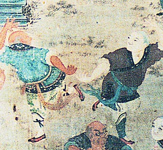 寺院の壁画(19世紀初頭)