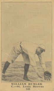 1917 年シーズンのビル・ラムラーの野球カード。