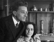 1929年に撮影されたギュンター・シュテルンとハンナ・アーレントの写真