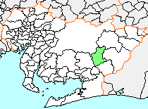 愛知県作手市の位置
