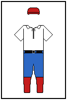 野球ユニフォームのイラスト