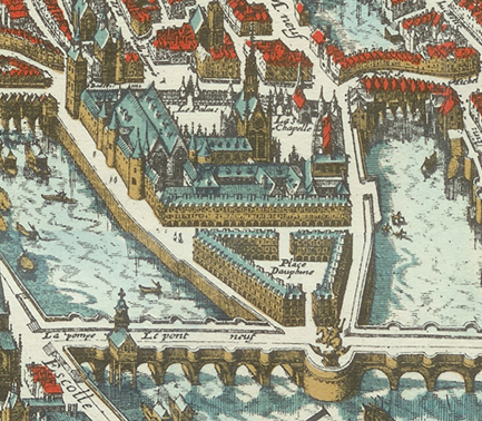 1615年のメリアン計画の詳細図