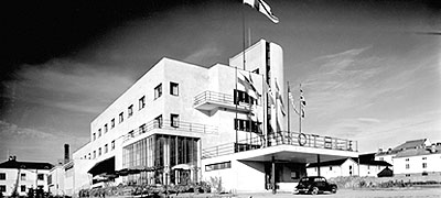 ホテル・ポヤンホヴィ、ロヴァニエミ、パウリ・E・ブロムシュテット、1936年（1944年破壊）。