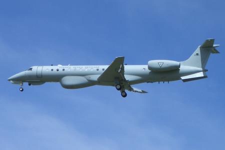 EMB 145 MPAは、メキシコ空軍の海上哨戒機型で、R-99Bサイドレーダーは搭載されていない。