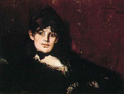ベルト・モリゾの肖像 (1882) – エドゥアール・マネ