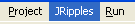 JRipples がインストールされた Eclipse メニューバー