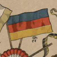 ストロールによるトランシルヴァニアの旗の表現（1900 年）