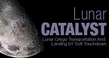 NASA の Luna CATALYST イニシアチブのロゴ