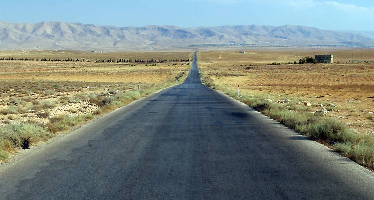 ベッカー渓谷の道路