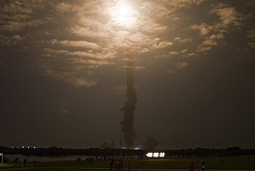 国際宇宙ステーション（ISS）にCOLBERTを届けたディスカバリーミッションSTS-128の打ち上げ