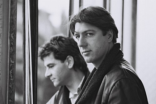 ハウグ（左）とクルト・マルー、1986年