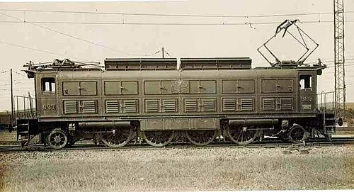 1929年のブラウン・ボベリ電気機関車