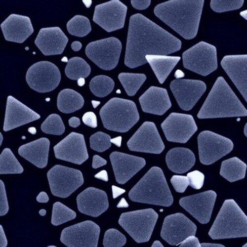 銀粒子の写真