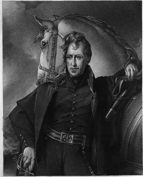 アンドリュー・ジャクソン将軍、1820年（トーマス・サリーの絵画に基づく）