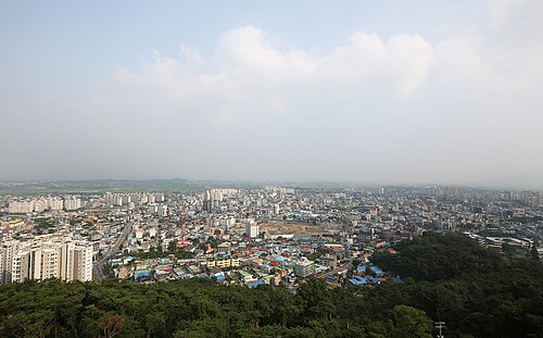 瑞山タワーから眺める瑞山のパノラマビュー