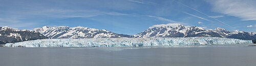 氷河のパノラマビュー