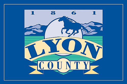 Flag of Lyon County, Nevada