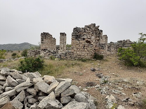 古代のバシリカの遺跡