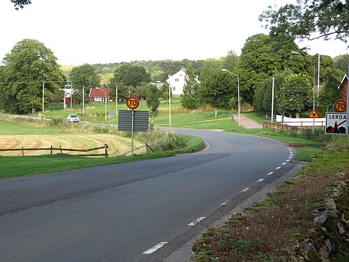 レルダラにある主要道路。