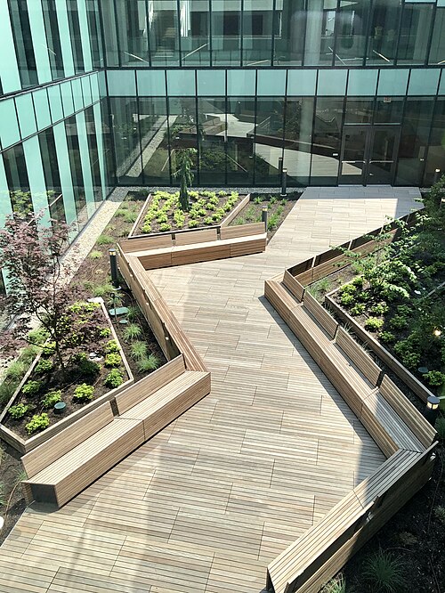 Courtyard at Lindner Hall