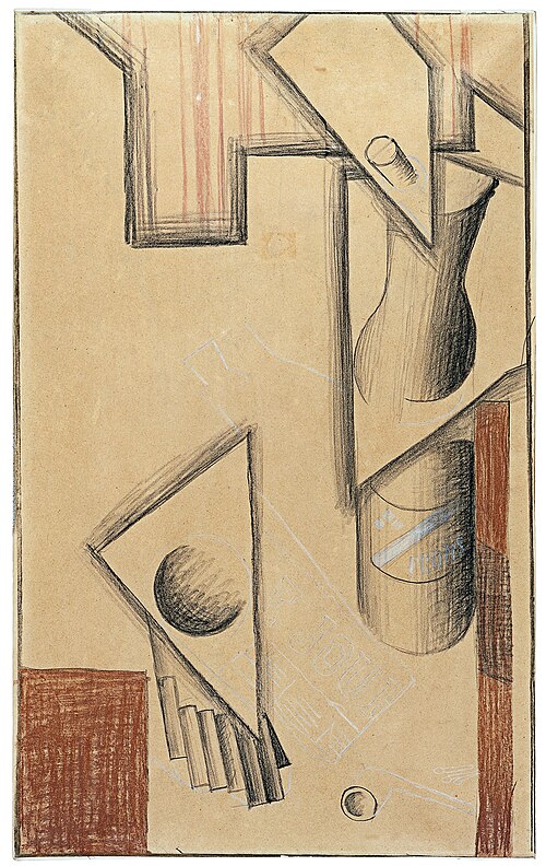 フアン・グリス (1887–1927)、自然死 (1913)、ティッセン・ボルネミッサ美術館