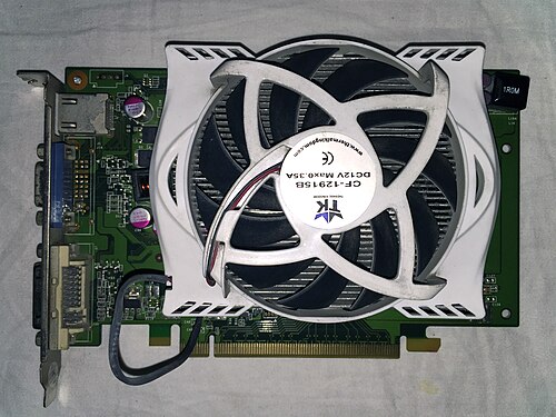 NVIDIAのボードパートナーであるInno3D社が製造したNvidia GeForce GT 240。