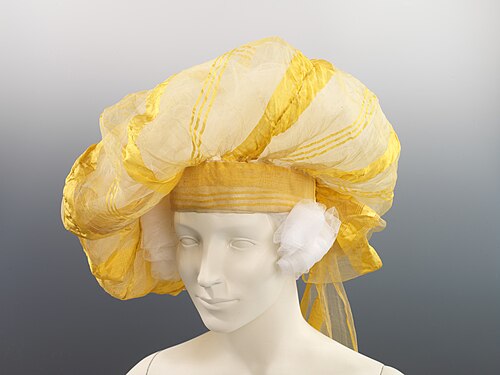 1820年頃のイギリスのターバン