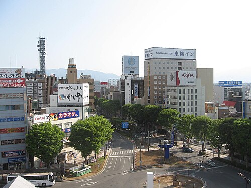 甲府市街地（2015年）