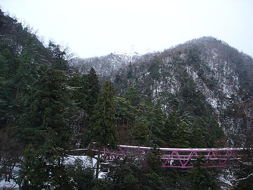 山中温泉の有名な橋