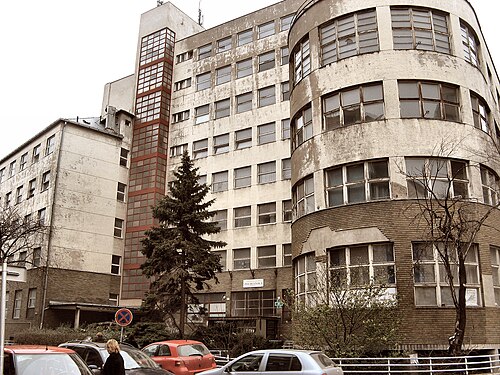 アロイス・バランとイジー・グロスマンによる旧ベズルチョヴァ病院、ブラチスラヴァ（スロバキア）、1939年