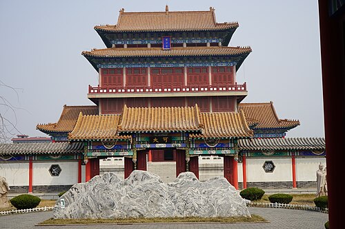 Luo Guanzhong Memorial, in Dongping County, Shandong