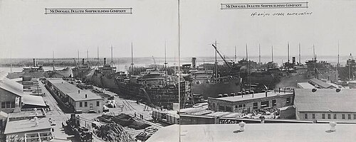マクドゥーガルマクドゥーガル・ダルース造船所、1919年、リバーサイドより