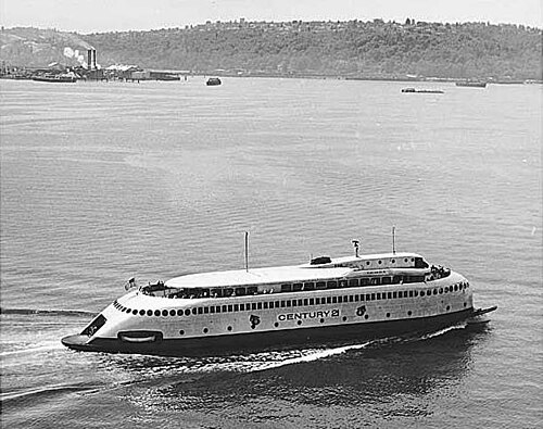 MVカラカラ号、初の流線型フェリーボート（1935年）