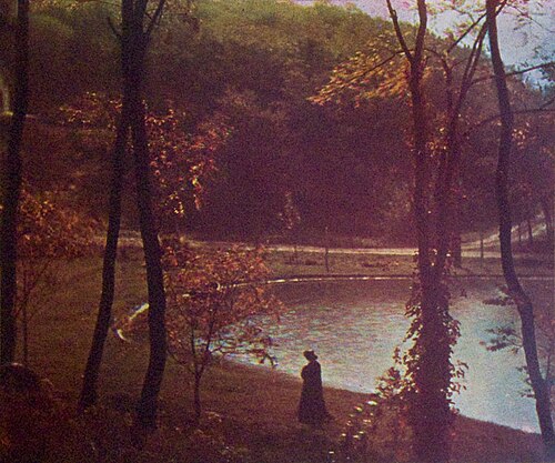 三色写真の実験、1906年『カメラワーク』第15号に掲載。