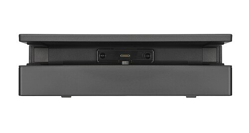 ドックの上部には、USB-Cオスポートが見える。