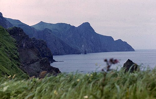 色丹島、1980年。