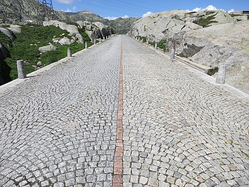 旧道：ゴッタルド峠の頂上