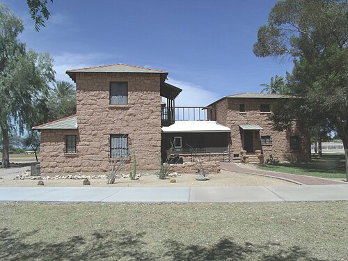 The Rancho Ko-Mat-Ke House was built in 1925 and is located at 1346 E. South Mountain Avenue. It was listed in the Phoenix Historic Property Register in April 1989.