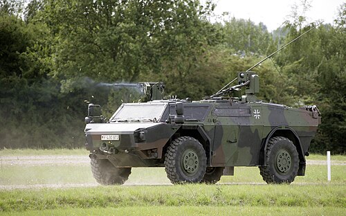 ドイツ陸軍のフェネック偵察車両