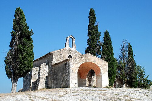 Chapelle Saint-Sixte d'Eygalières、ブーシュ デュ ローヌ、プロヴァンス、フランス