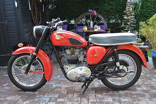 1959 BSA C15 スター - 左側