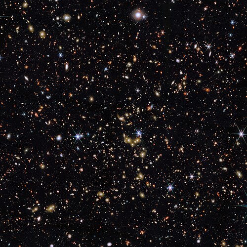 COSMOS-Webの視野は、光学（ハッブル宇宙望遠鏡）と赤外線（ウェッブ宇宙望遠鏡）の両方で6.44×6.44分角（2025年）の規模を持つ。