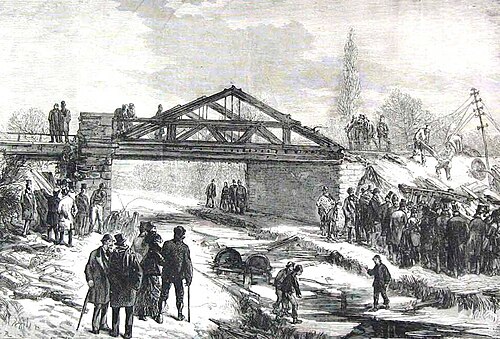 シプトン・オン・チャーウェル大惨事、1874年12月24日