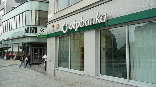 スロバキア、ブラチスラバの OTP 銀行